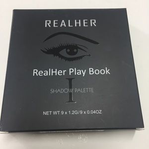 RealHer Play Book Eyeshadow Palette NEW